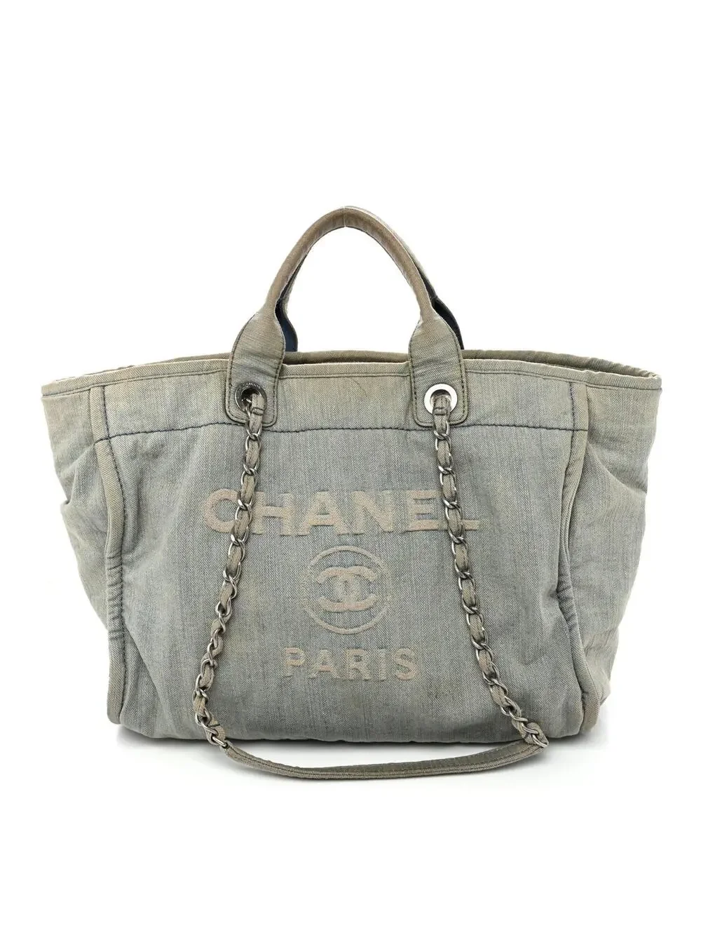 Chanel Denim Medium Deauville Tote #322880C18B